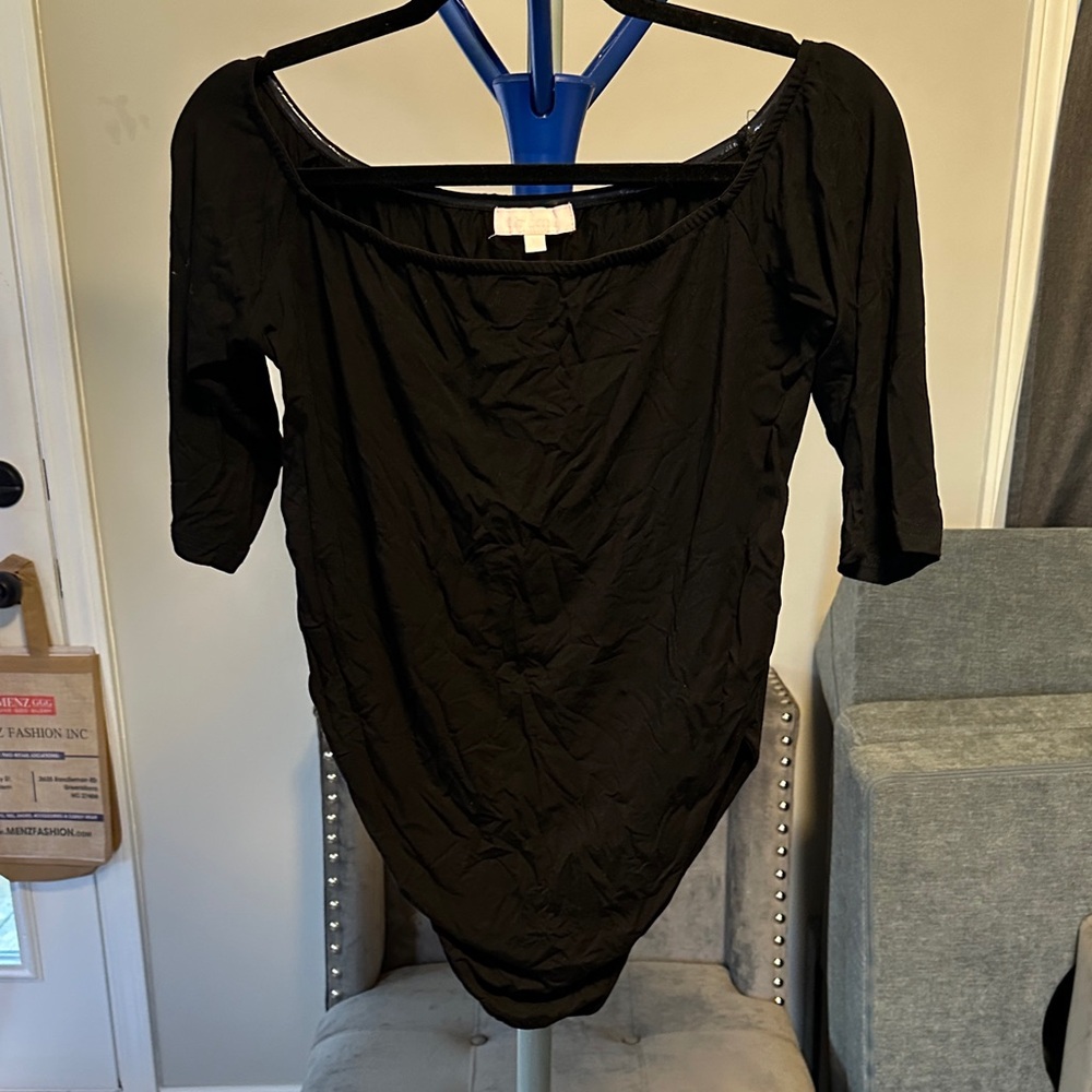 Trendy Boutique Midnight Black Bodysuit